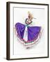 This Charming Dancer is Wearing a Picturesque Dress Used in the State of Aguascalientes in Mexico.-Leon Rafael-Framed Photographic Print
