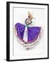 This Charming Dancer is Wearing a Picturesque Dress Used in the State of Aguascalientes in Mexico.-Leon Rafael-Framed Photographic Print