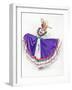 This Charming Dancer is Wearing a Picturesque Dress Used in the State of Aguascalientes in Mexico.-Leon Rafael-Framed Photographic Print