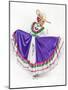 This Charming Dancer is Wearing a Picturesque Dress Used in the State of Aguascalientes in Mexico.-Leon Rafael-Mounted Photographic Print