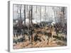 This Civil War Painting Shows Union And Confederate Troops at the Battle of Shiloh-Stocktrek Images-Stretched Canvas