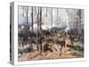 This Civil War Painting Shows Union And Confederate Troops at the Battle of Shiloh-Stocktrek Images-Stretched Canvas