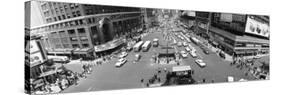 This Daytime Panoramic View, Looking North from 43rd Street, Shows New York's Times Square-null-Stretched Canvas