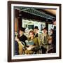 "This Does Not Commute", September 24, 1955-George Hughes-Framed Giclee Print