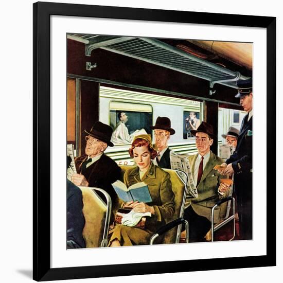 "This Does Not Commute", September 24, 1955-George Hughes-Framed Giclee Print