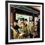 "This Does Not Commute", September 24, 1955-George Hughes-Framed Giclee Print