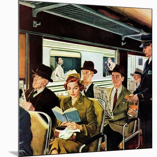 "This Does Not Commute", September 24, 1955-George Hughes-Mounted Giclee Print