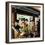 "This Does Not Commute", September 24, 1955-George Hughes-Framed Giclee Print