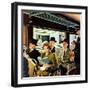 "This Does Not Commute", September 24, 1955-George Hughes-Framed Giclee Print