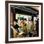 "This Does Not Commute", September 24, 1955-George Hughes-Framed Giclee Print