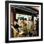 "This Does Not Commute", September 24, 1955-George Hughes-Framed Giclee Print