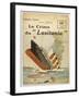 This Dramatic Cover Page Conveys the Shock Felt after the "Lusitania" was Torpedoed-null-Framed Art Print