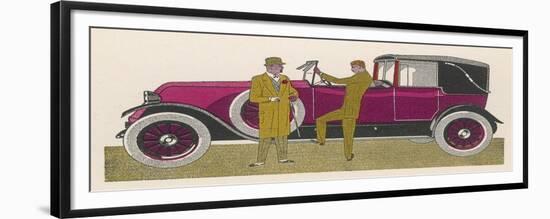 This Elegant Renault Cabriolet Claridges Boasts Coachwork by Letourneur et Marchand-Jean Grangier-Framed Premium Giclee Print