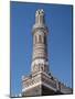 This Finely Decorated Brick Minaret Is a Part of Shibam's Most Impressive Mosque, Yemen-Nigel Pavitt-Mounted Photographic Print