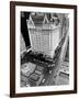 This General View Shows the Plaza Hotel on Fifth Avenue and Central Park South-null-Framed Photographic Print