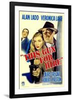 This Gun For Hire, 1942-null-Framed Premium Giclee Print