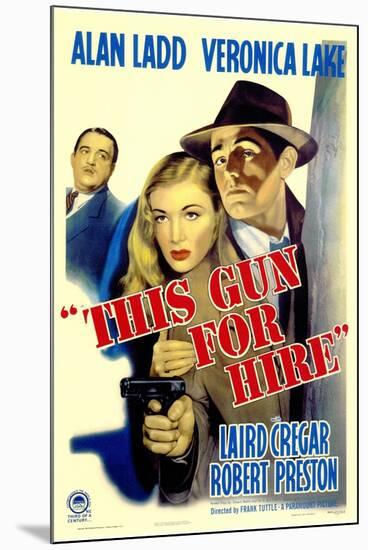 This Gun For Hire, 1942-null-Mounted Premium Giclee Print