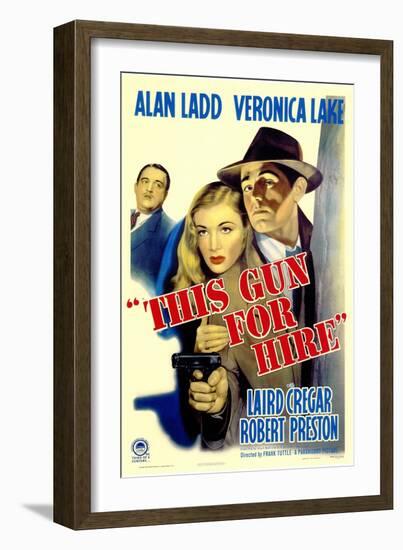 This Gun For Hire, 1942-null-Framed Art Print