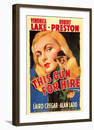 This Gun For Hire, 1942-null-Framed Art Print