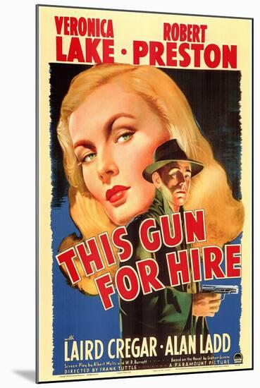 This Gun For Hire, 1942-null-Mounted Art Print