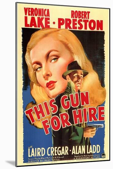 This Gun For Hire, 1942-null-Mounted Art Print