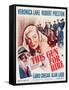 This Gun for Hire, Alan Ladd, Veronica Lake, Robert Preston on window card, 1942-null-Framed Stretched Canvas