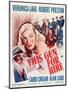 This Gun for Hire, Alan Ladd, Veronica Lake, Robert Preston on window card, 1942-null-Mounted Art Print