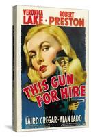 This Gun for Hire, Veronica Lake, Alan Ladd, 1942-null-Stretched Canvas