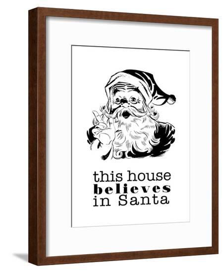 This House Believes In Santa-Tanya Shumkina-Framed Art Print