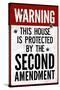 This House Protected By the Second Amendment Poster-null-Stretched Canvas