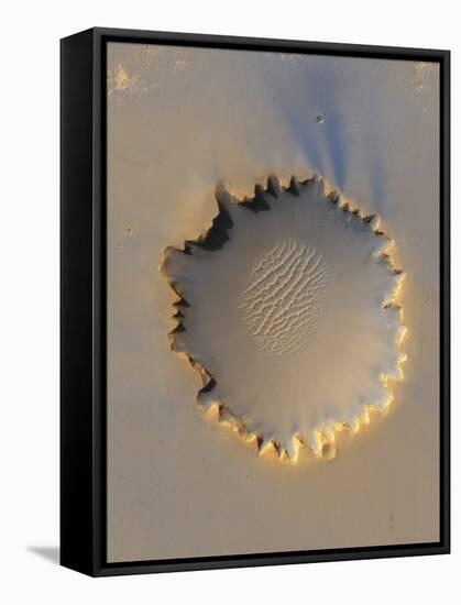 This Image Shows Victoria Crater, an Impact Crater at Meridiani Planum, Near the Equator of Mars-Stocktrek Images-Framed Stretched Canvas