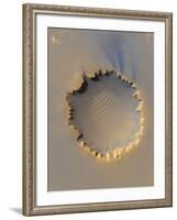 This Image Shows Victoria Crater, an Impact Crater at Meridiani Planum, Near the Equator of Mars-Stocktrek Images-Framed Photographic Print