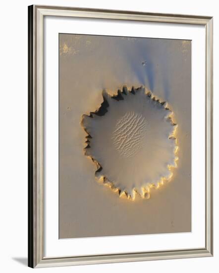 This Image Shows Victoria Crater, an Impact Crater at Meridiani Planum, Near the Equator of Mars-Stocktrek Images-Framed Photographic Print