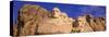 This Is a Close Up View of Mount Rushmore National Monument Against a Blue Sky-null-Stretched Canvas