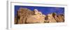 This Is a Close Up View of Mount Rushmore National Monument Against a Blue Sky-null-Framed Premium Photographic Print