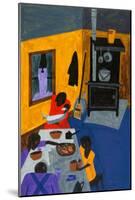 This Is a Family Living in Harlem, 1943-Jacob Lawrence-Mounted Art Print