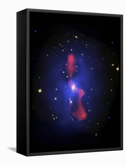 This is a New Composite Image of Galaxy Cluster MS0735.6+7421-Stocktrek Images-Framed Stretched Canvas