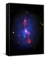 This is a New Composite Image of Galaxy Cluster MS0735.6+7421-Stocktrek Images-Framed Stretched Canvas