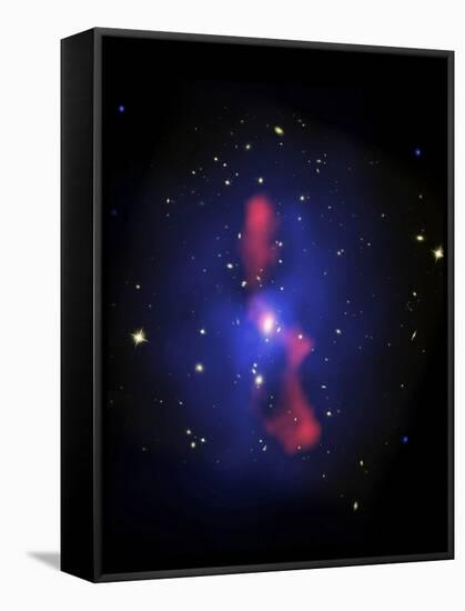 This is a New Composite Image of Galaxy Cluster MS0735.6+7421-Stocktrek Images-Framed Stretched Canvas