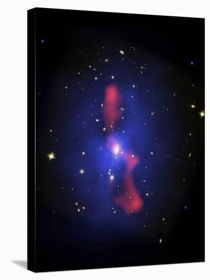 This is a New Composite Image of Galaxy Cluster MS0735.6+7421-Stocktrek Images-Stretched Canvas