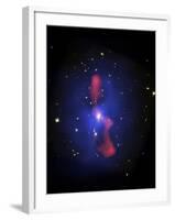 This is a New Composite Image of Galaxy Cluster MS0735.6+7421-Stocktrek Images-Framed Photographic Print