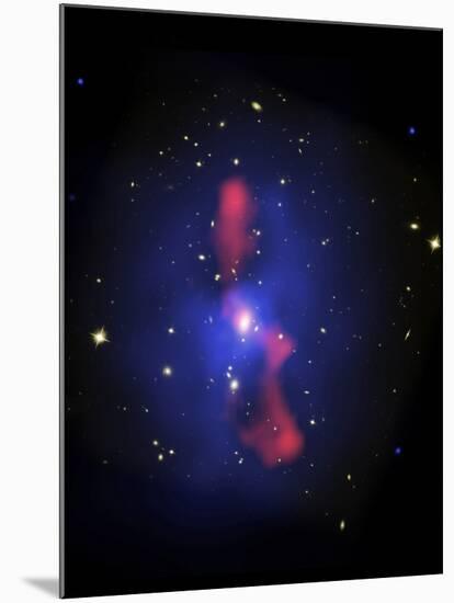 This is a New Composite Image of Galaxy Cluster MS0735.6+7421-Stocktrek Images-Mounted Photographic Print