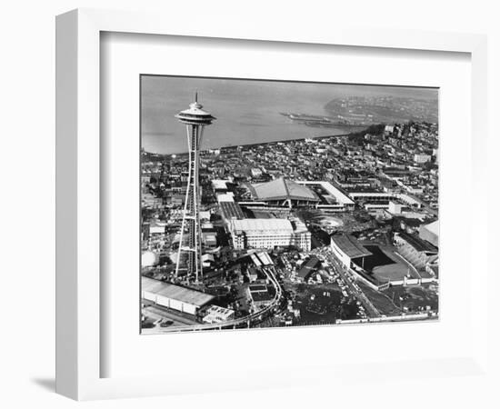 This is a Photo of Seattle During the World's Fair-null-Framed Photographic Print