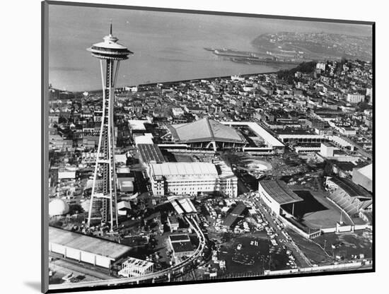 This is a Photo of Seattle During the World's Fair-null-Mounted Photographic Print