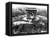 This is an Aerial View of the Arc De Triomphe-null-Framed Stretched Canvas