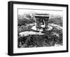 This is an Aerial View of the Arc De Triomphe-null-Framed Photographic Print