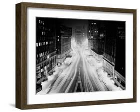 This is an Aerial View of Times Square-null-Framed Premium Photographic Print