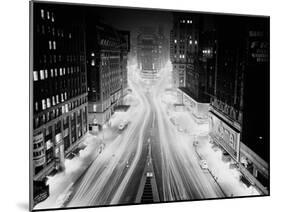 This is an Aerial View of Times Square-null-Mounted Premium Photographic Print