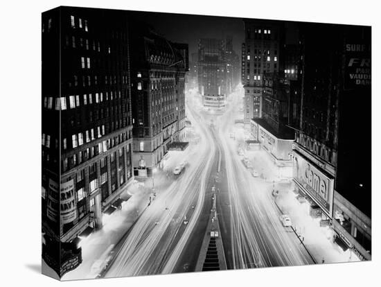 This is an Aerial View of Times Square-null-Stretched Canvas
