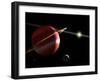 This is an Artist's Concept of a Jupiter-Mass Planet Orbiting the Nearby Star Epsilon Eridani-Stocktrek Images-Framed Photographic Print